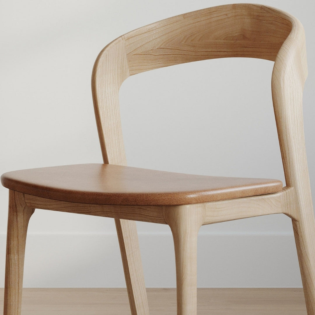 Oak Curve Dining Chair