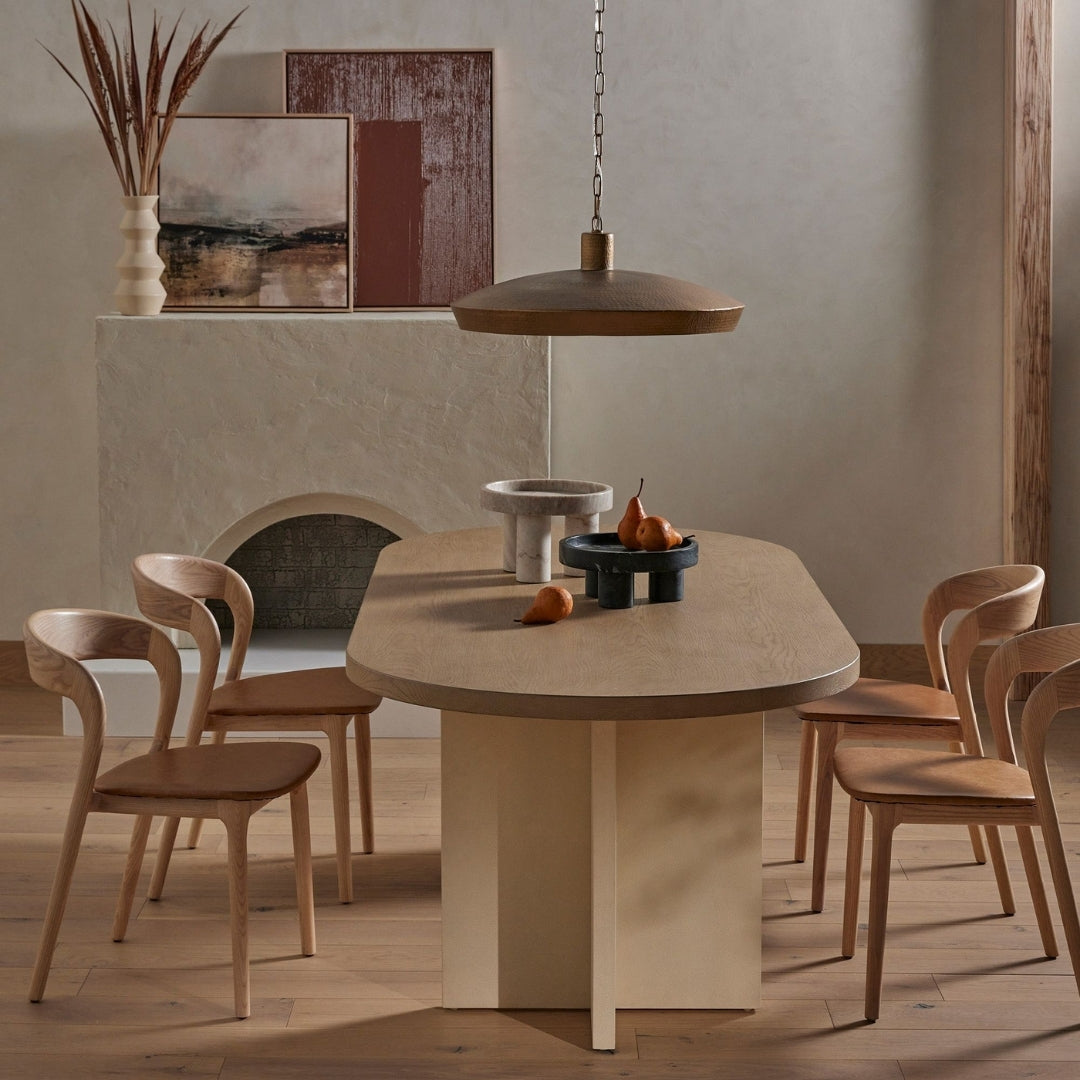 Oak Curve Dining Chair