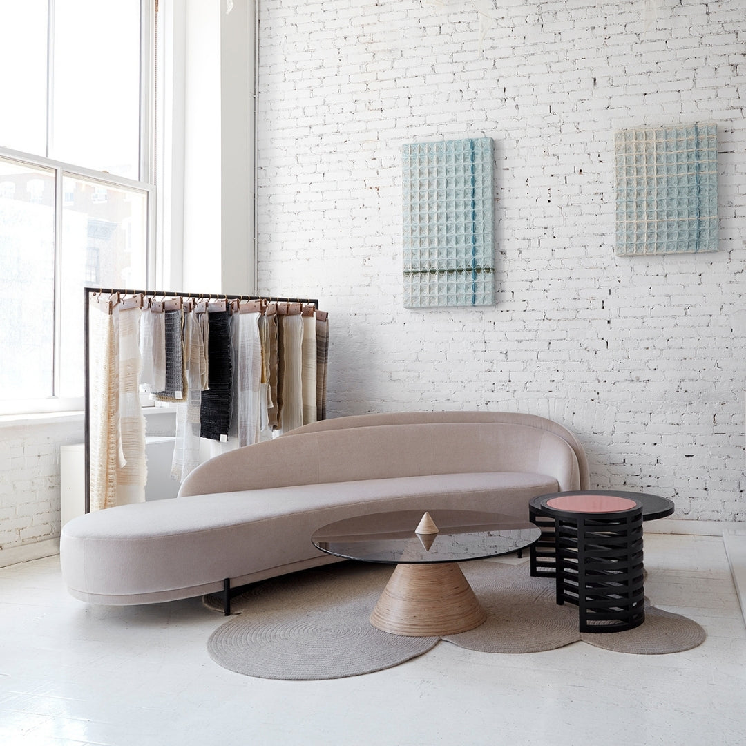 4 Seater Cloud Curve Minimalist Lounge Sofa