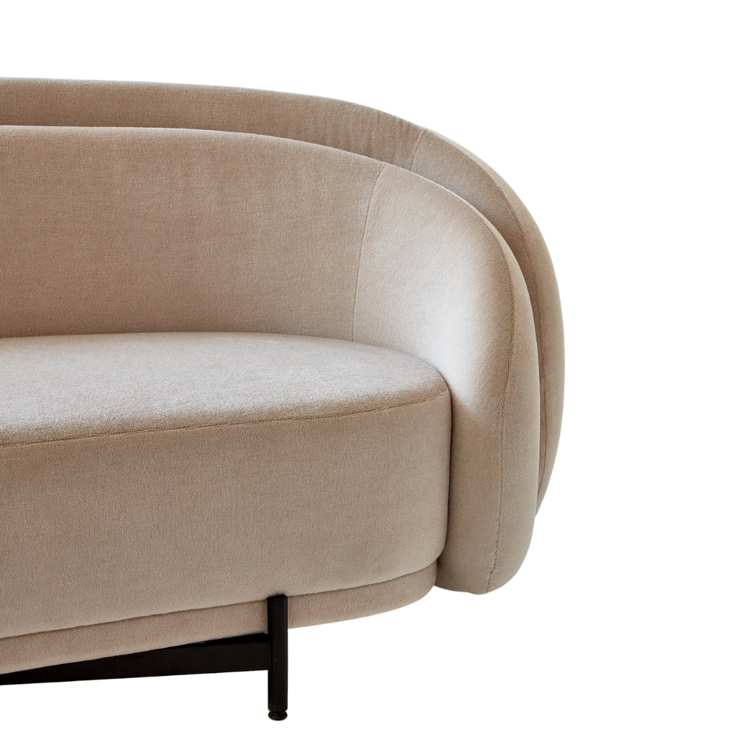4 Seater Cloud Curve Minimalist Lounge Sofa