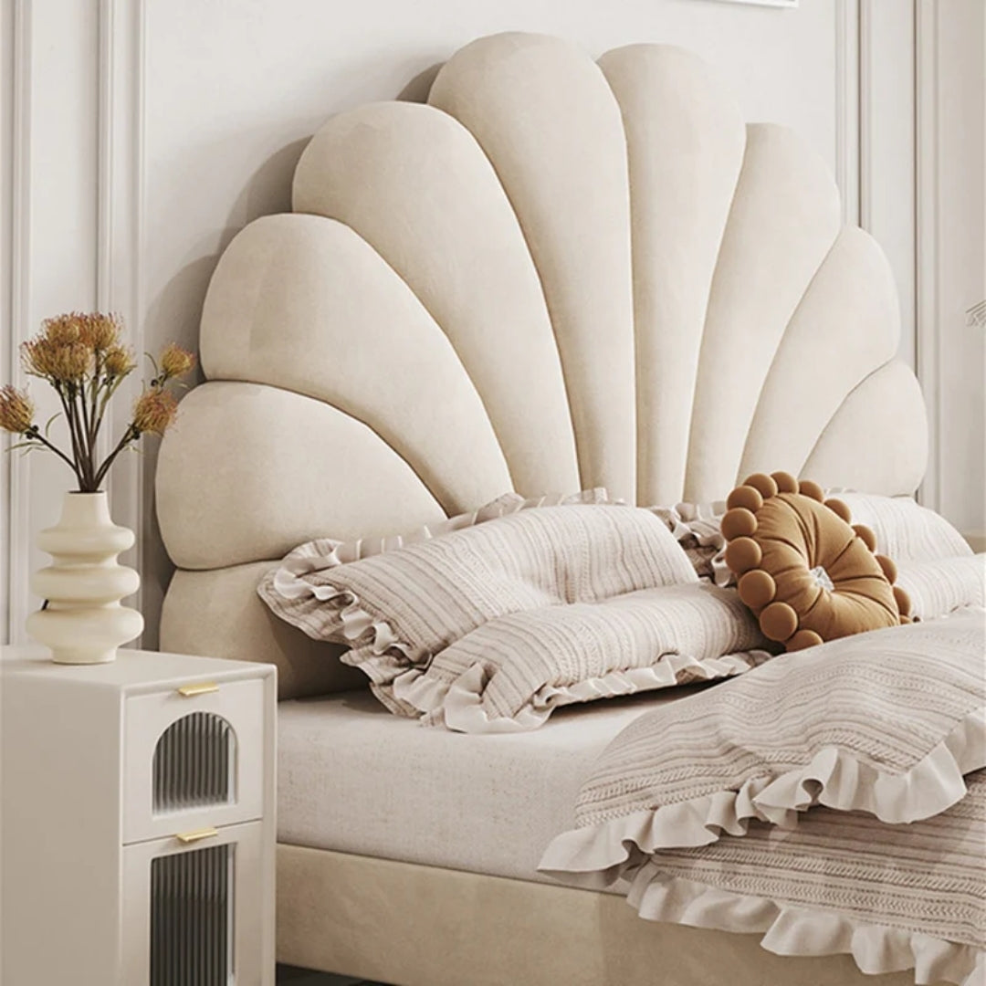 Luxe Comfort Bed with Celeste Shell Headboard