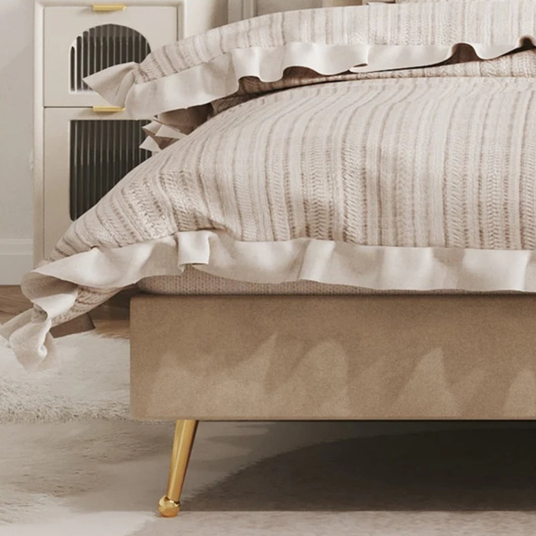 Luxe Comfort Bed with Celeste Shell Headboard
