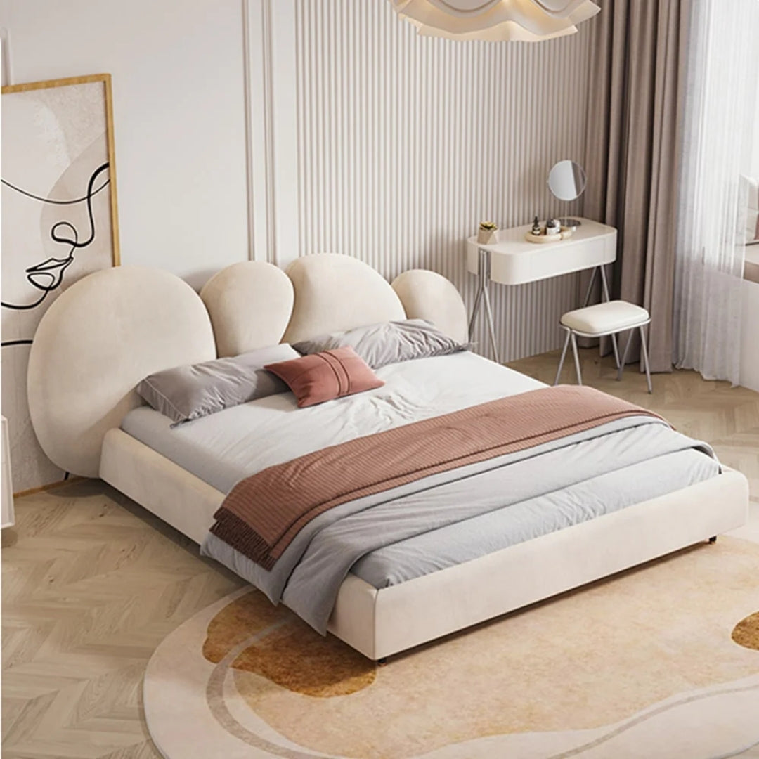Celeste Cloud Upholstered Bed with Comforting Headboard