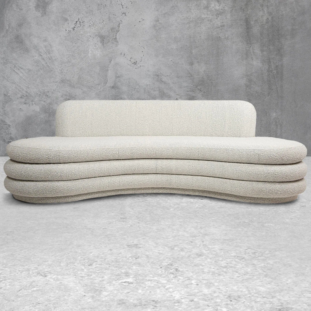 4 Seater WaveLayer Modern Curved Sofa