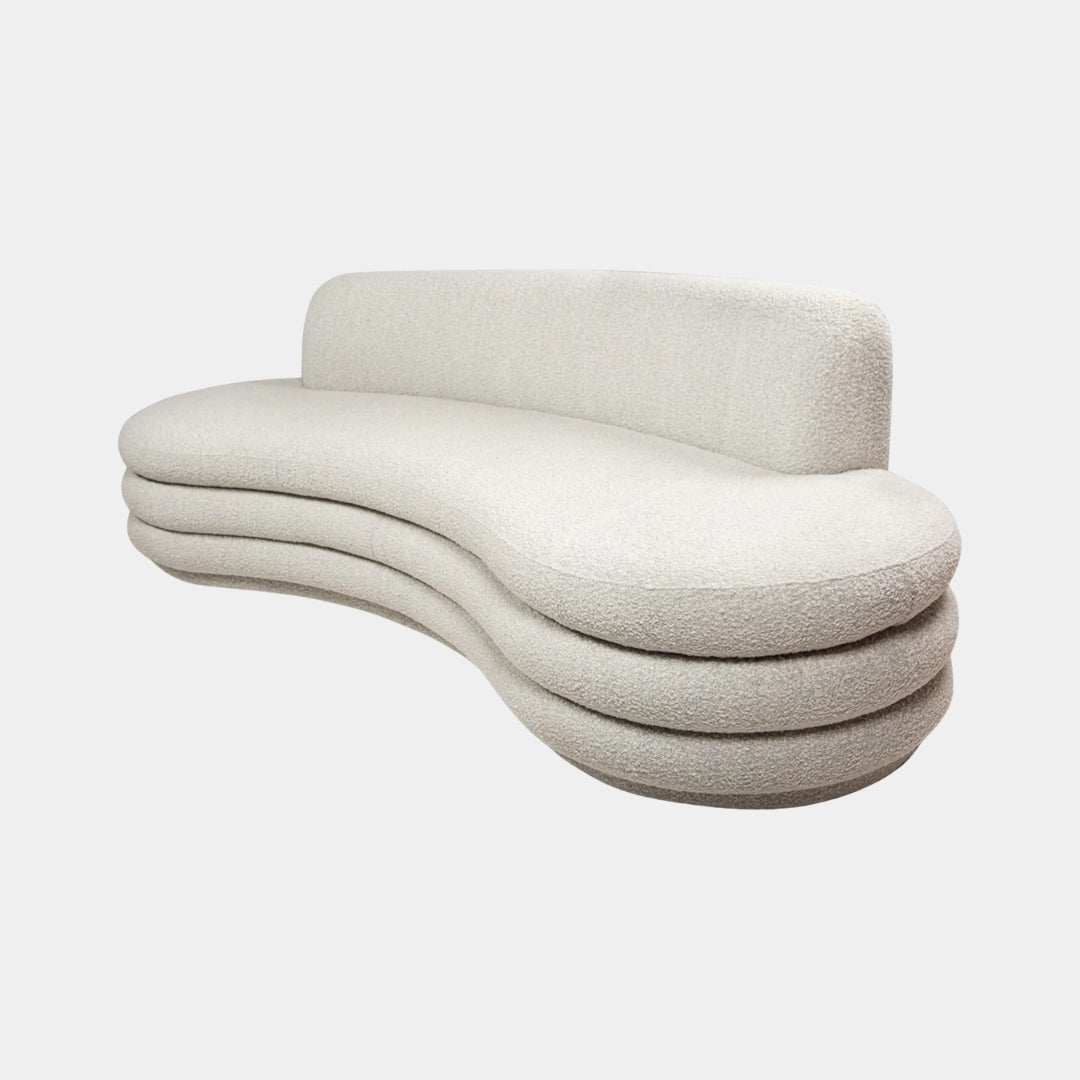 4 Seater WaveLayer Modern Curved Sofa