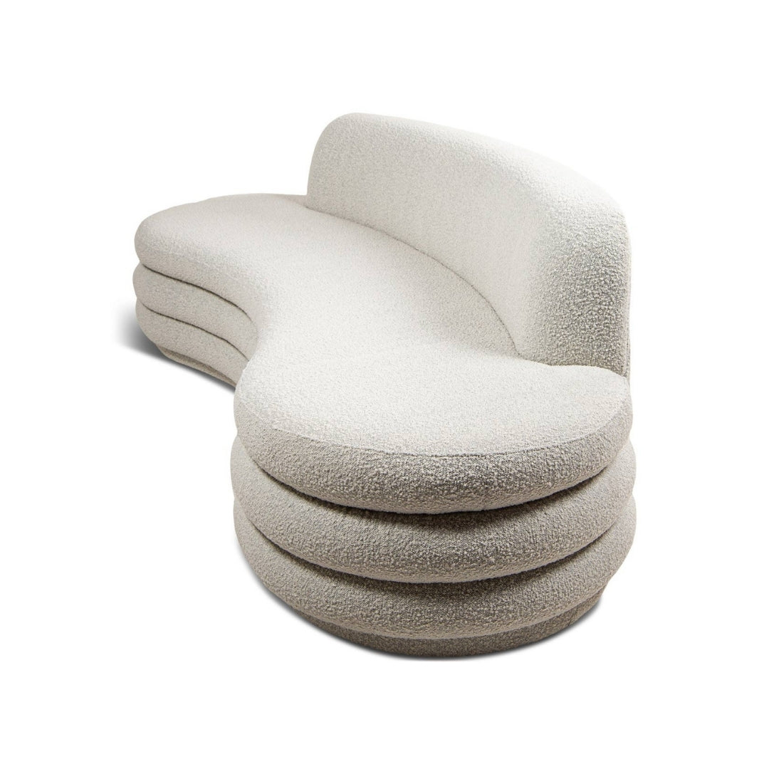 4 Seater WaveLayer Modern Curved Sofa