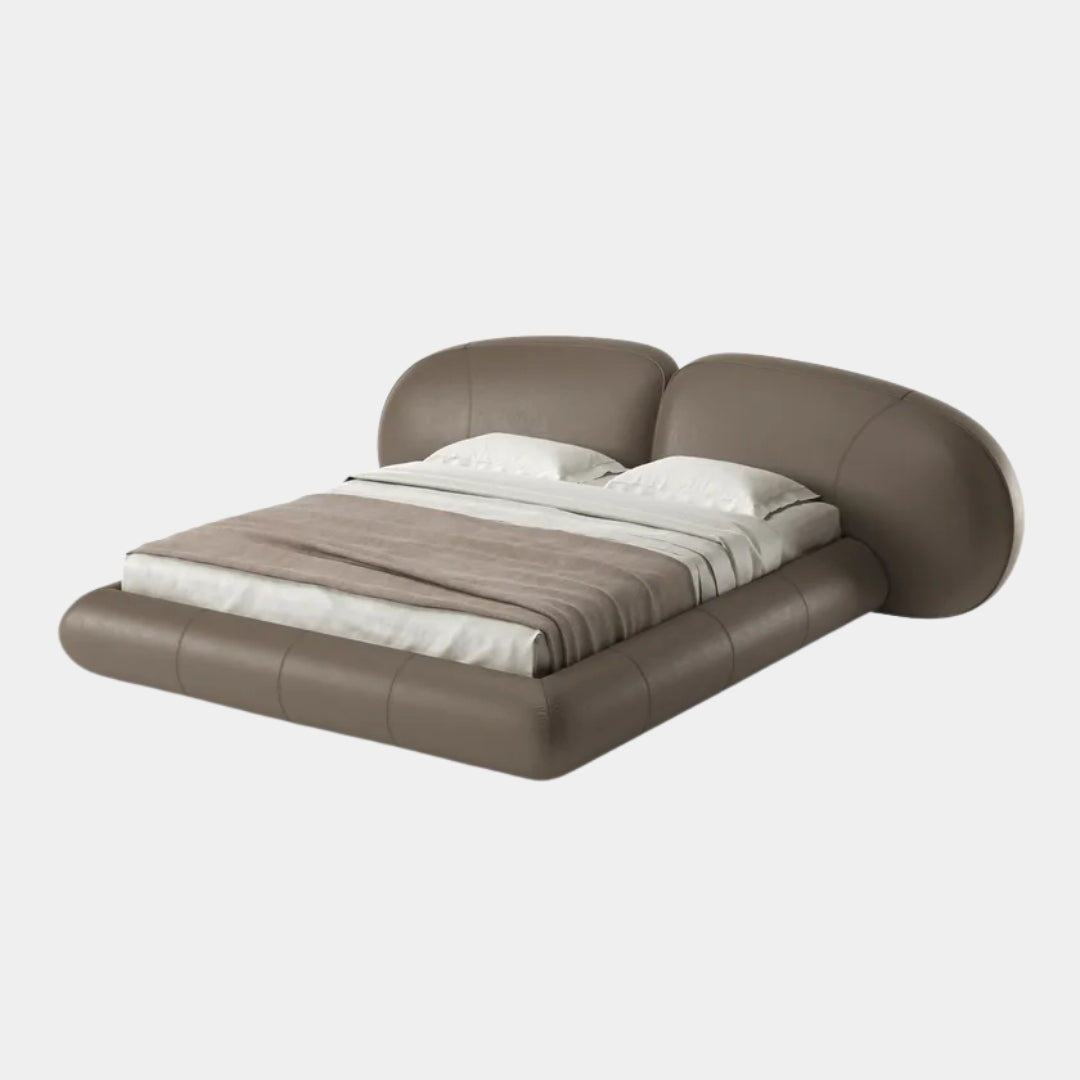 Cloudform Luxe Upholstered Bed with Rounded Headboard