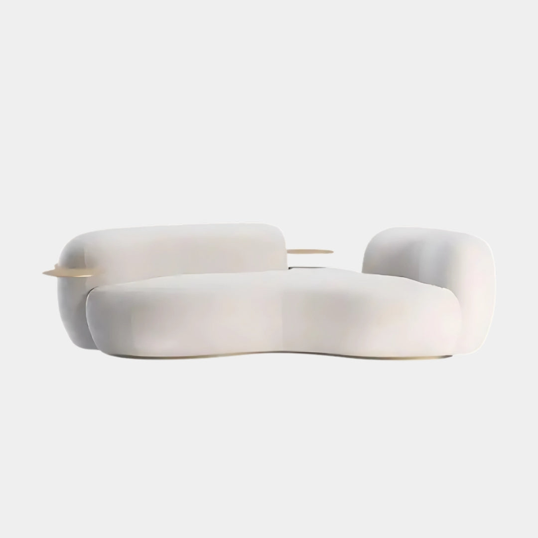 3 Seater Modern Flow Upholstered Curved Sofa