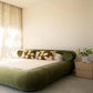 Olive Haven Upholstered Bed with Rounded Headboard