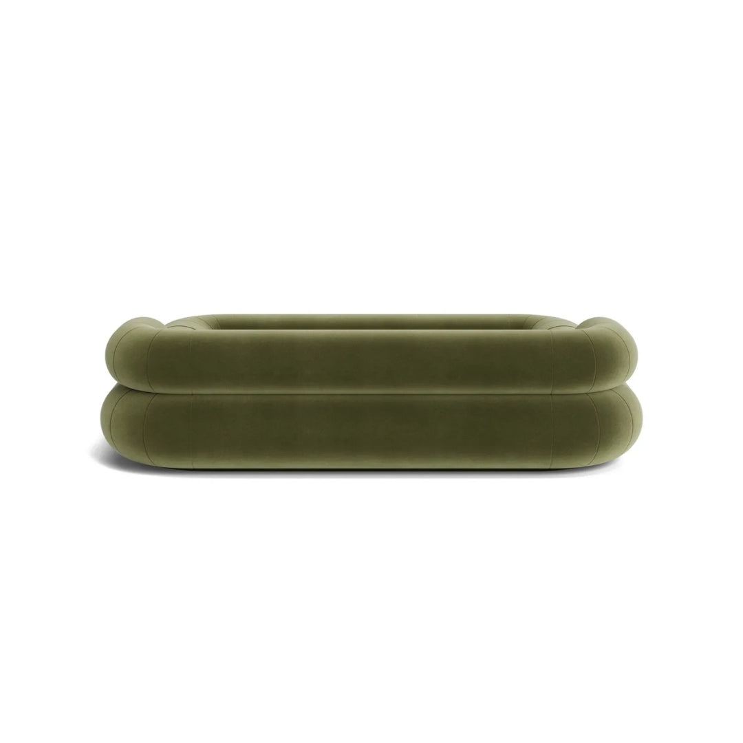 Olive Haven Upholstered Bed with Rounded Headboard