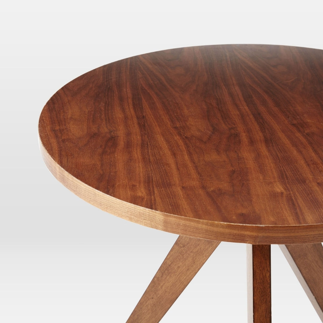 Mid-Century Charm Tripod Base Cafe Table