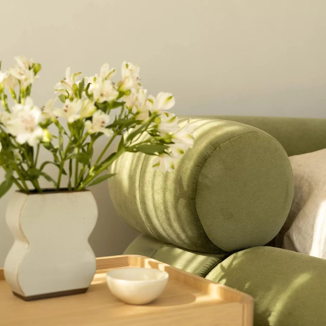 Olive Haven Upholstered Bed with Rounded Headboard