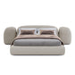 Ivory Crest Upholstered Bed with Rounded Headboard