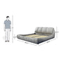 Aurora Plush Padded Headboard Bed