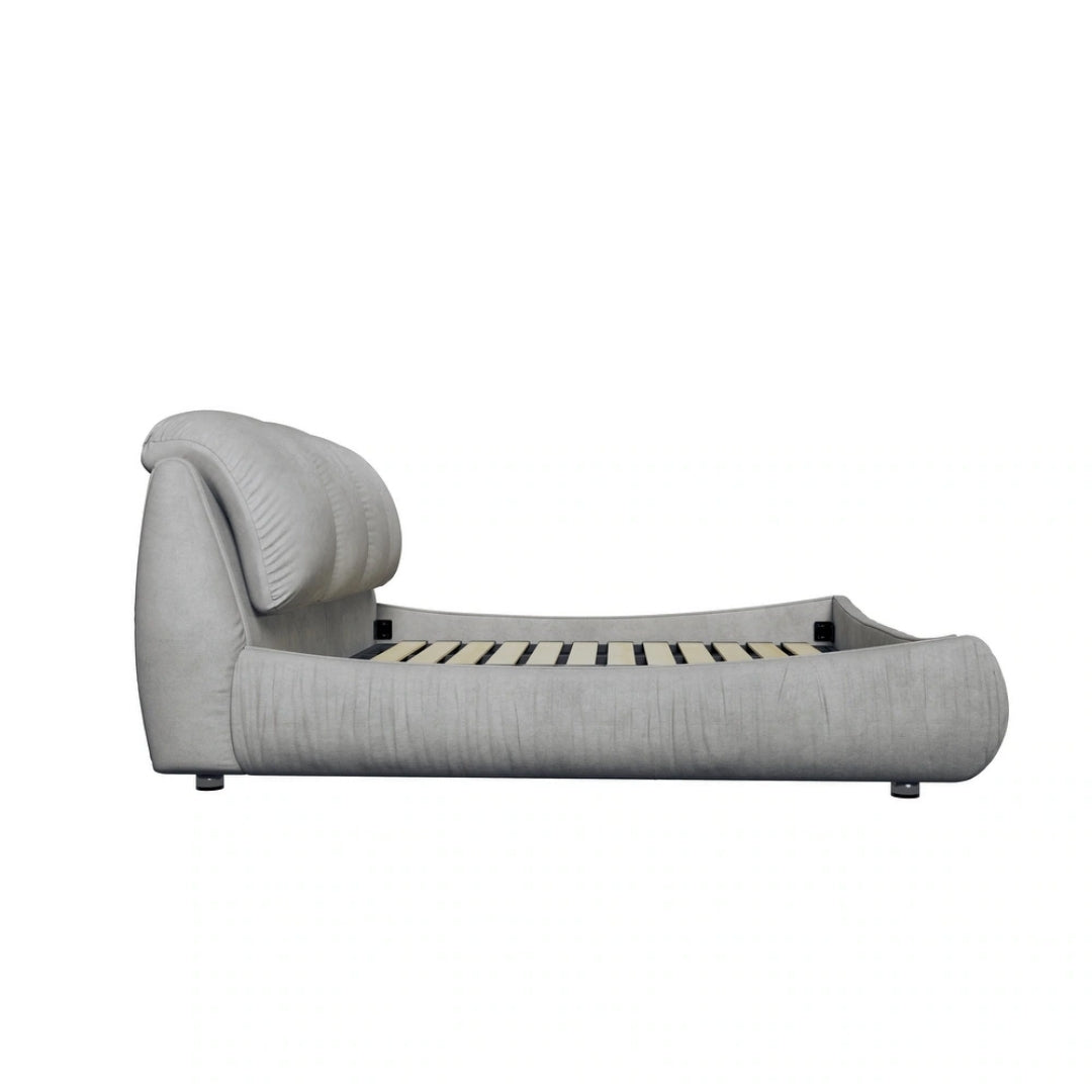 Aurora Plush Padded Headboard Bed