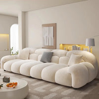 4 Seater Beige Cloud Comfort Sofa