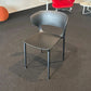 Black Wooden Accent Dining Chair With Carbon Finish