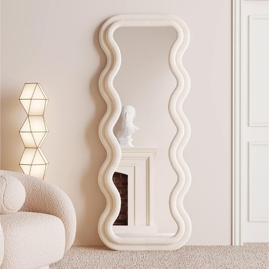 Ocean Drift Wavy Frame Full-Length Mirror