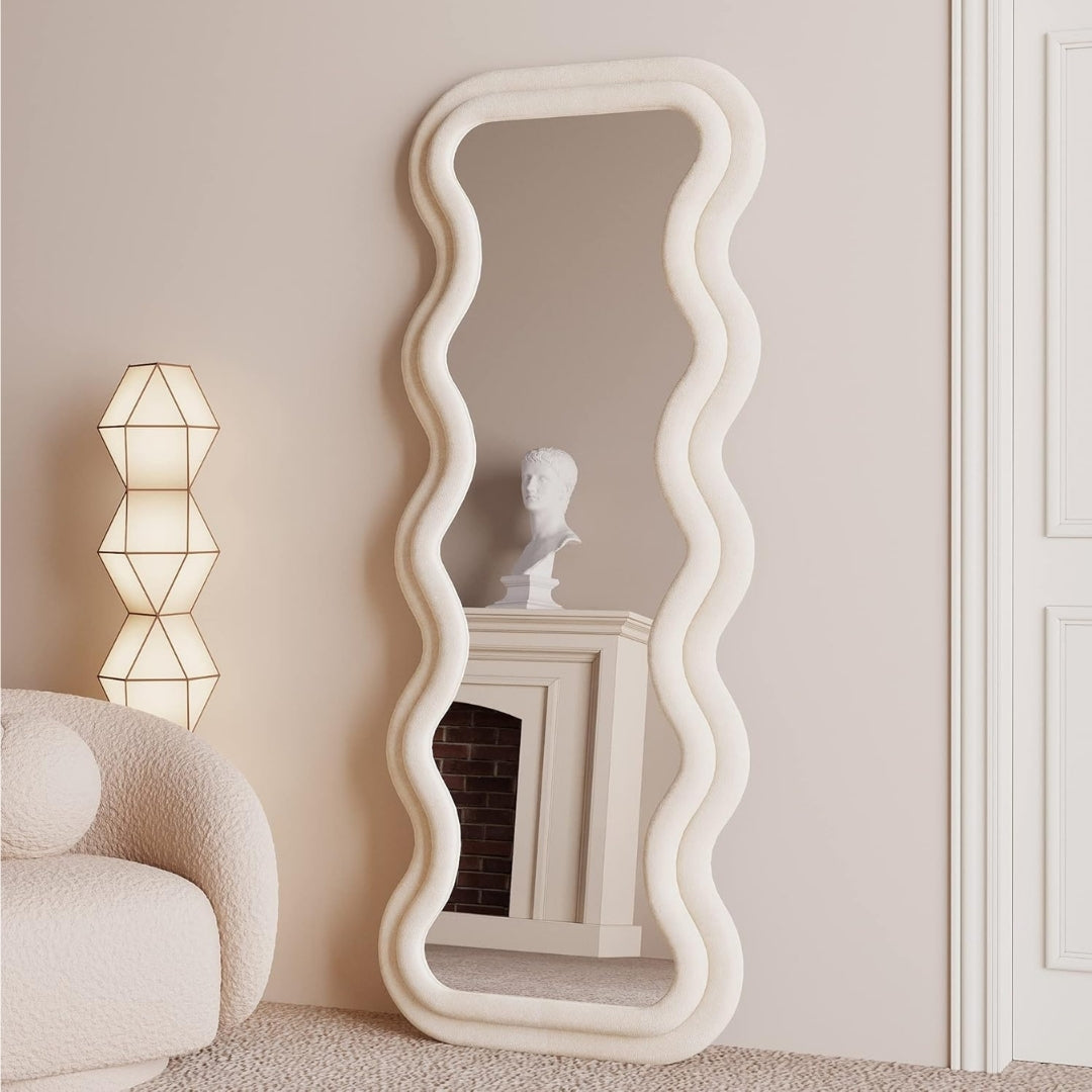 Ocean Drift Wavy Frame Full-Length Mirror