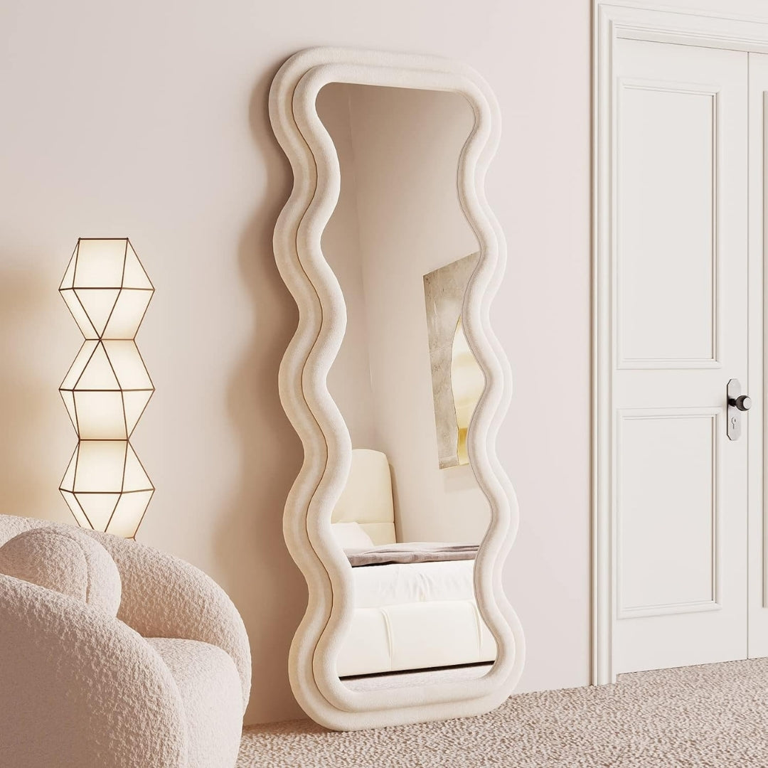 Ocean Drift Wavy Frame Full-Length Mirror