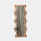 Brown Curved Border Full-Length Standing Mirror