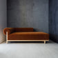 3 Seater Rust Wooden Lounge Sofa 