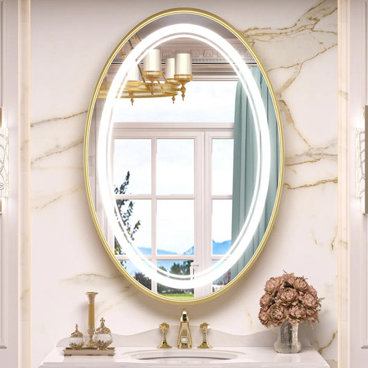 Aurora Oval LED Mirror
