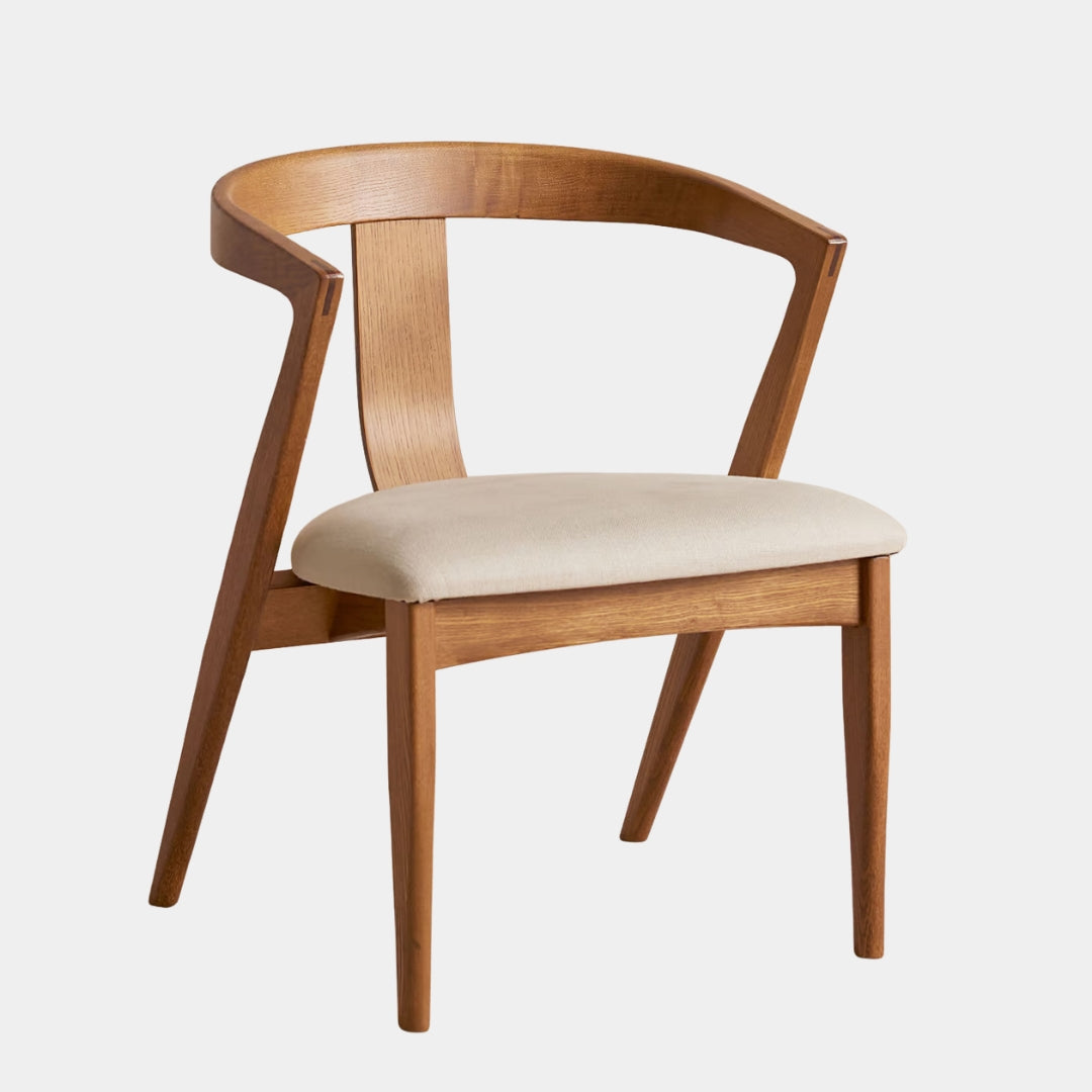 Olive Green Modern Arch Dining Chair