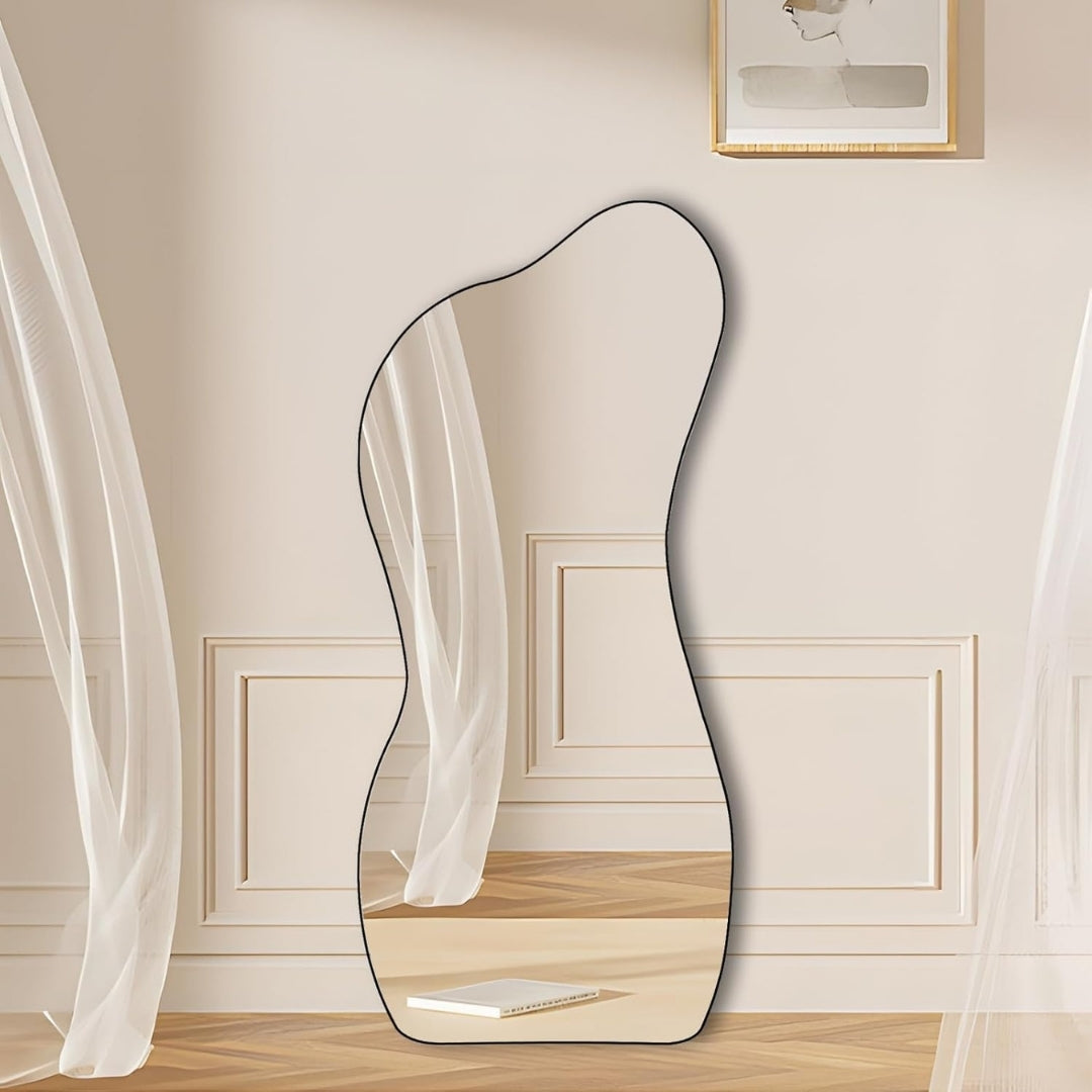 Irregular Curved Frame Full-Length Mirror