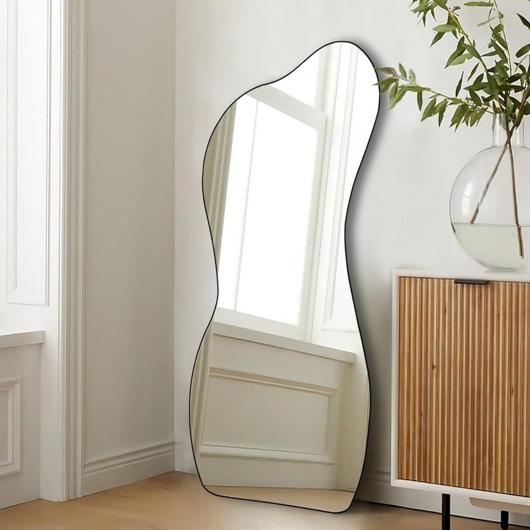 Irregular Curved Frame Full-Length Mirror