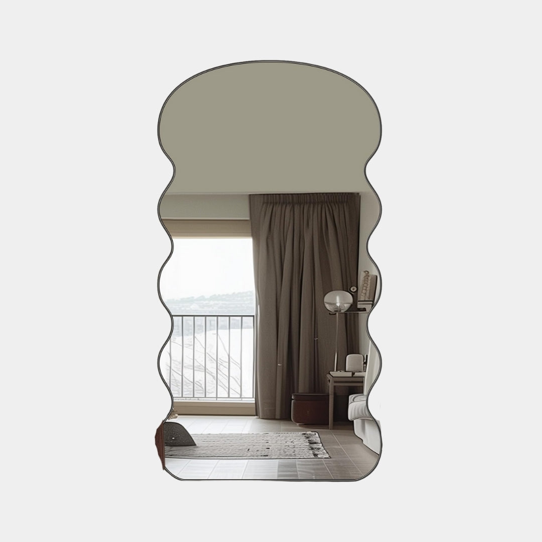 Waveline Contemporary Full-Length Mirror