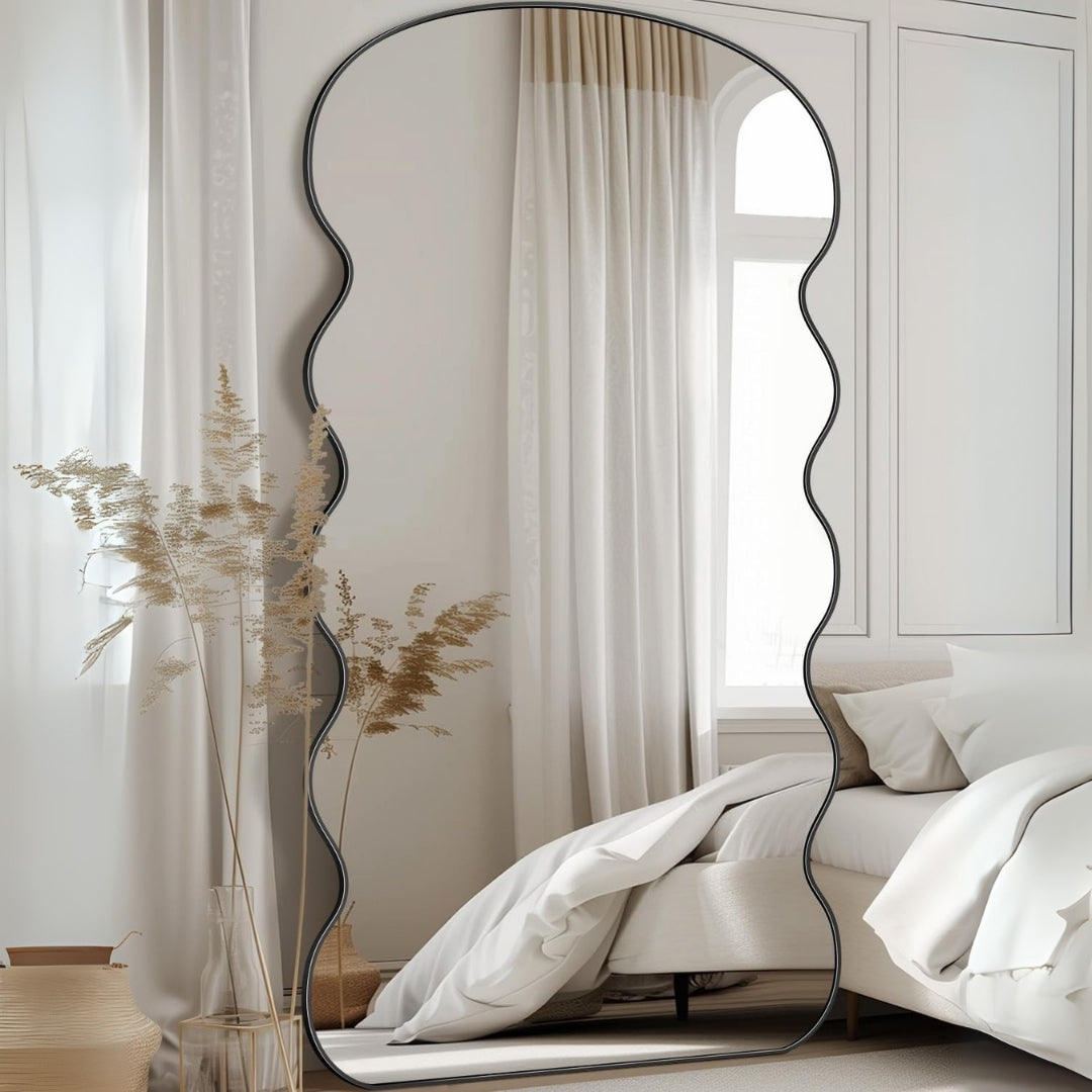 Waveline Contemporary Full-Length Mirror