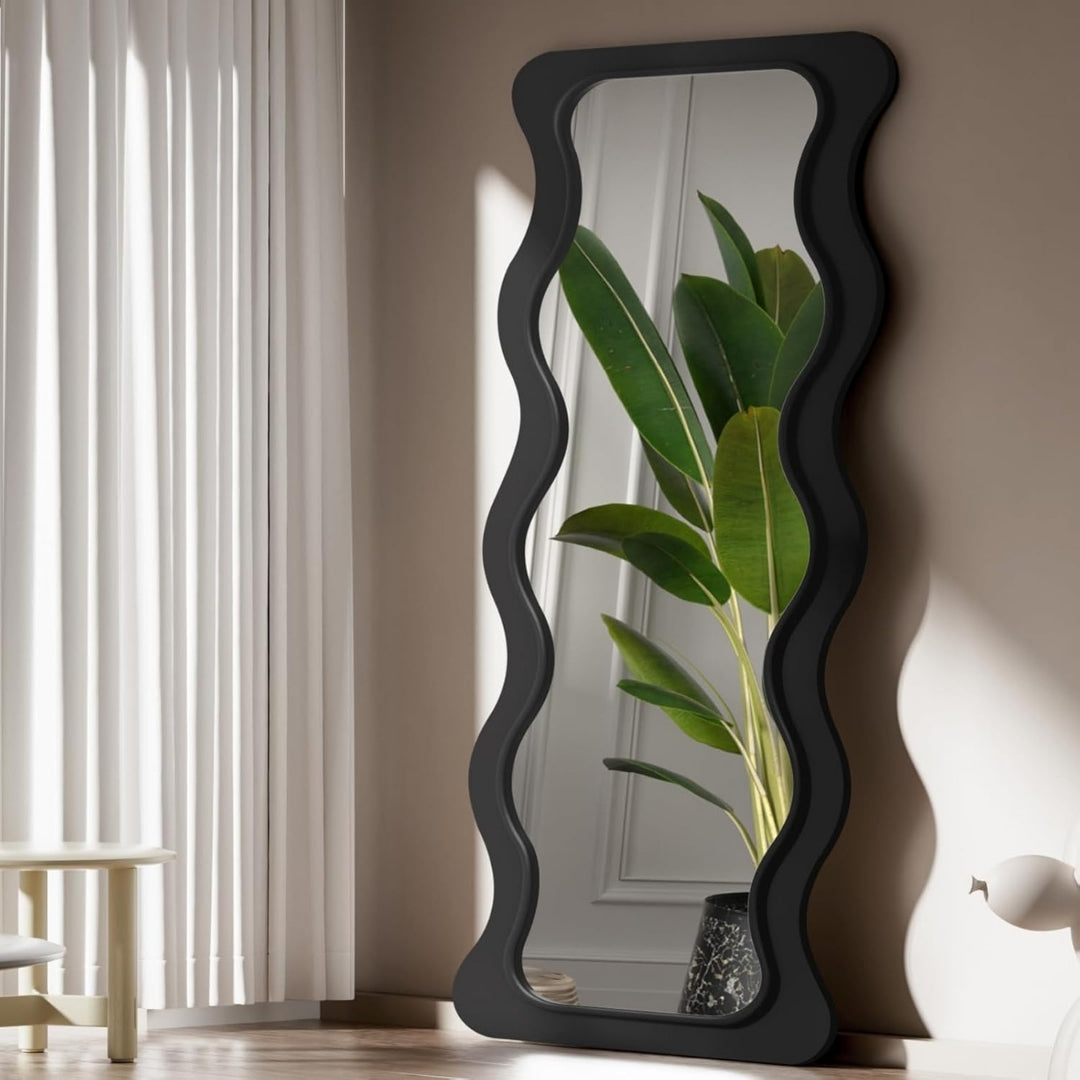 Dark Flow Contemporary Full-Length Mirror
