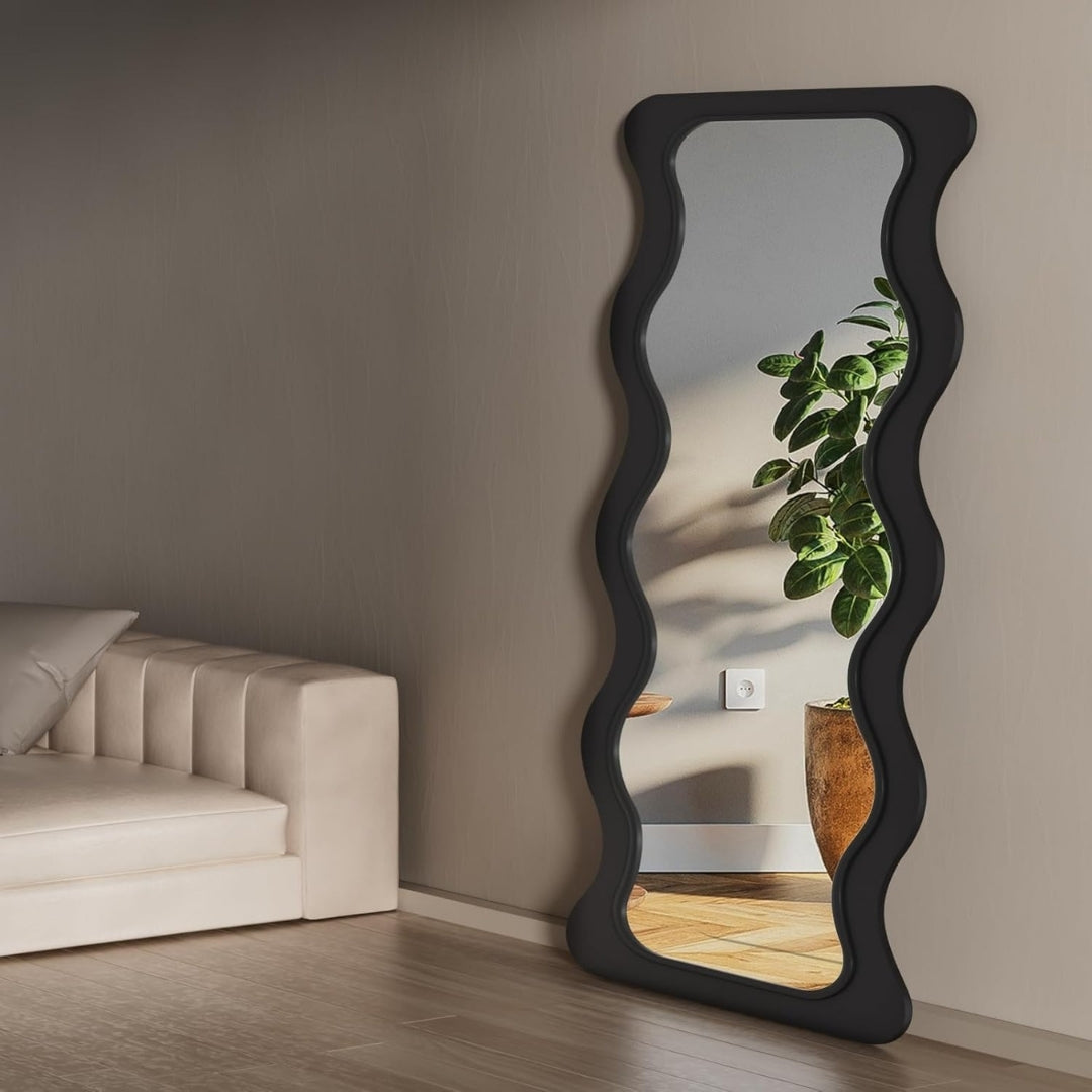 Dark Flow Contemporary Full-Length Mirror