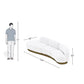 4 Seater Modern Snow White Sofa for Luxury Living Room
