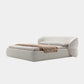 Ivory Aura Comfort Bed with Flowing Headboard
