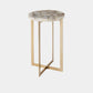 Radiant Stone Round Side Table