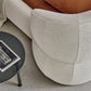 Ivory Aura Comfort Bed with Flowing Headboard