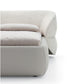 Ivory Aura Comfort Bed with Flowing Headboard