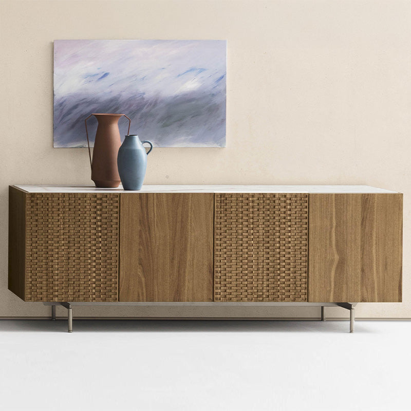 Modern wooden TV unit