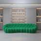 3 Seater Emerald Green Sofa for Stress-free Living