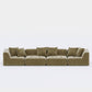 4 Seater Olive Green Sofa With Super-Soft Upholstery