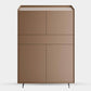 Modern Light Beige Sideboard With Storage Cabinet