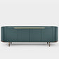 Olive green TV unit