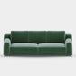 3 Seater modern green sofa