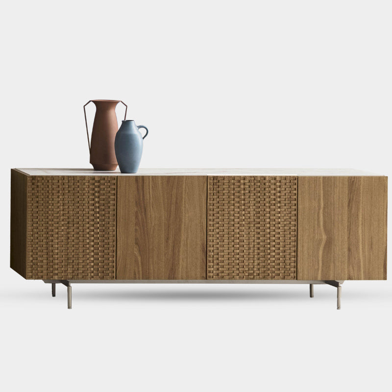 Modern wooden TV unit