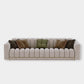 3 Seater Modern Sofa With Extra Cushioned Fabric