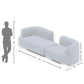 3 Seater Modern White Sofa