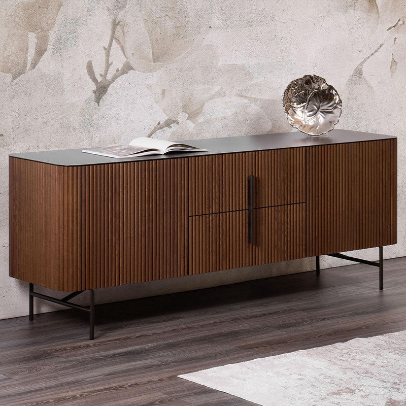 Modern wooden TV unit