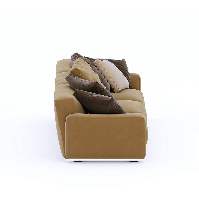 3 Seater luxury brown sofa